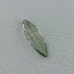 Ametista Verde Prasiolite Taglio Marquise Sfaccettata Fatto a Mano Gemma Sciolte 26X8X6mm 7,65 Carati 1pz