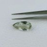 Ametista Verde Prasiolite Taglio Goccia Sfaccettata Fatto a Mano Gemma Sciolte 25X14X10mm 8,50 Carati 1pz