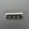 Chiusura A Baionetta In Ottone A 3 Fili Con Calamita-Argentato 1pz