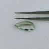 Ametista Verde Prasiolite Taglio Goccia Sfaccettata Fatto a Mano Gemma Sciolte 21X10X8mm 9,75 Carati 1pz