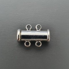 Chiusura A Baionetta In Ottone A 2 Fili Con Calamita-Argentato 1pz