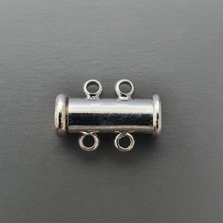 Chiusura A Baionetta In Ottone A 2 Fili Con Calamita-Argentato 1pz