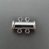 Chiusura A Baionetta In Ottone A 2 Fili Con Calamita-Argentato 1pz