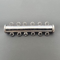 Chiusura A Baionetta In Ottone A 6 Fili Con Calamita-Argentato 1pz