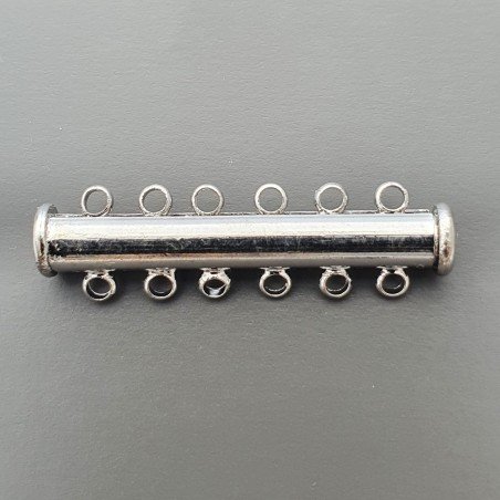 Chiusura A Baionetta In Ottone A 6 Fili Con Calamita-Argentato 1pz