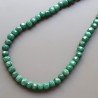 Collana girocollo radice di smeraldo rondelle sfac tinto