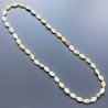 Collana giada limone ovale liscio 12x18 mm annodato