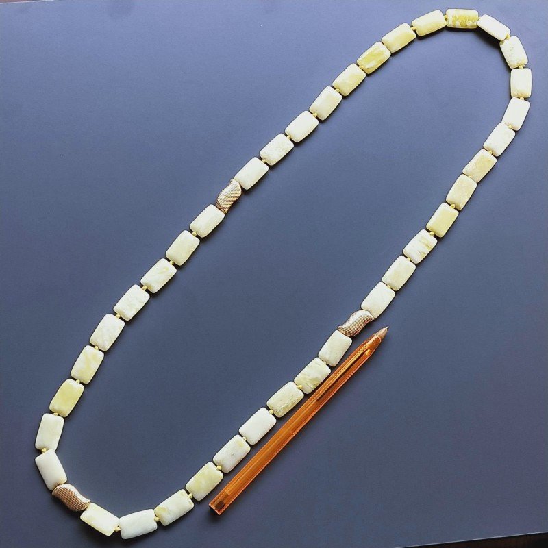 Collana giada limone rettangolare liscio 12x20 con centrale argento indiano dorato annodato