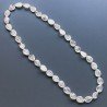 Collana quarzo citrino forme miste satinato lucido annodato