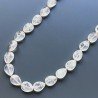 Collana quarzo citrino forme miste satinato lucido annodato