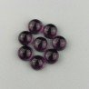 Ametista Africana Idrotermale Forma Tondo Cabochon Liscio Fatto a Mano 07mm 1pz