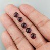 Ametista Africana Idrotermale Forma Tondo Cabochon Liscio Fatto a Mano 07mm 1pz