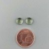 Ametista Verde Prasiolite Idrotermale Forma Tondo Cabochon Liscio Fatto a Mano 6mm 1pz