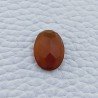 Calcedonio Giallo Taglio Ovale Sfaccettata Fatto a Mano Gemma Sciolta 15X11X6mm 8,05 Carati 1pz