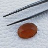 Calcedonio Giallo Taglio Ovale Sfaccettata Fatto a Mano Gemma Sciolta 15X11X6mm 8,05 Carati 1pz