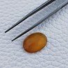 Calcedonio Giallo Taglio Ovale Sfaccettata Fatto a Mano Gemma Sciolta 17X13X5mm 8,10 Carati 1pz
