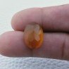Calcedonio Giallo Taglio Ovale Sfaccettata Fatto a Mano Gemma Sciolta 17X13X5mm 8,10 Carati 1pz