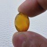 Calcedonio Giallo Taglio Ovale Sfaccettata Fatto a Mano Gemma Sciolta 17X13X5mm 8,10 Carati 1pz