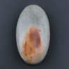 Diaspro Poligramma Naturale Forma Ovale Piatto Cabochon Liscio Fatto a Mano 32X18mm 6,40gm 1pz