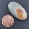 Diaspro Poligramma Naturale Forma Ovale Piatto Cabochon Liscio Fatto a Mano 32X18mm 6,40gm 1pz