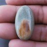 Diaspro Poligramma Naturale Forma Ovale Piatto Cabochon Liscio Fatto a Mano 32X18mm 6,40gm 1pz