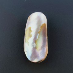 Madreperla Forma Irregolare Piatto Liscio A Mano 29X13X6mm 19,45 Carati 1pz