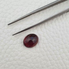 Tormalina Rosa Rubellite Naturale Forma Ovale Piatto Cabochon Liscio Fatto a Mano 12X9X6mm 5,10 ct