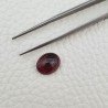 Tormalina Rosa Rubellite Naturale Forma Ovale Piatto Cabochon Liscio Fatto a Mano 12X9X6mm 5,10 ct