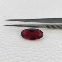 Quarzo Granato Idrotermale Taglio Ovale Sfaccettata a Mano Gemma Sciolta 19X10X6mm 7,65 Carati 1pz