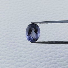 Iolite Naturale Taglio Ovale Sfaccettata Fatto a Mano Gemma Sciolta 12X9X6,7mm 3,80 Carati 1pz