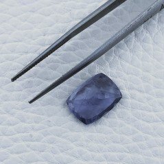 Gemma Sciolta di Iolite Naturale, Taglio Cuscino Sfaccettato a Mano, 14x10x6 mm, 5,25 ct