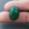 Onice Verde Forma Ovale Piatto Cabochon Sfaccettata Fatto a Mano 22X16X9mm 21,50 Carati 1pz