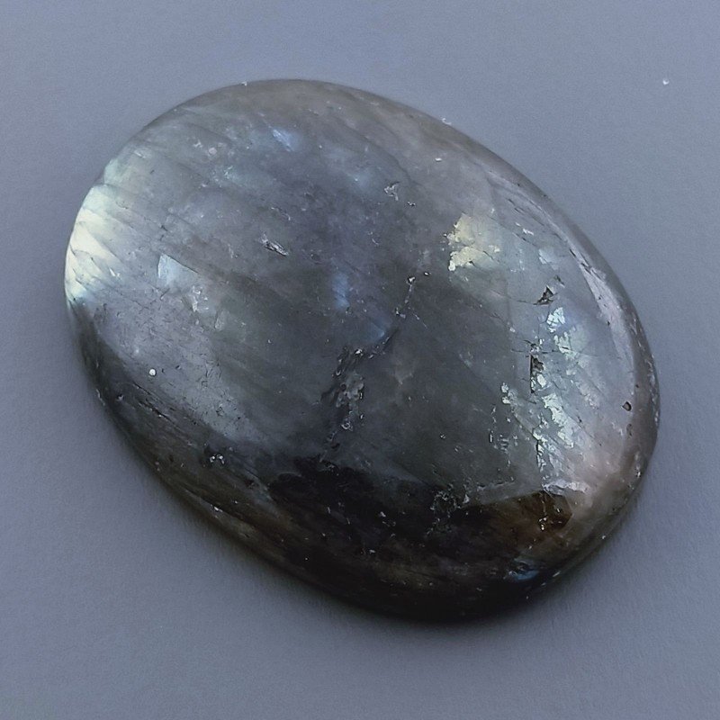 Labradorite Naturale Forma Ovale Piatto Cabochon Liscio Fatto a Mano 25X33X8mm 12,50gm 1pz Labradorite Naturale Forma Ovale Piatto Cabochon Liscio Fatto a Mano 25X33X8mm 12,50gm 1pz