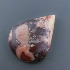 Diaspro Zebrato Marrone Naturale Forma Goccia Piatto Cabochon Liscio Fatto a Mano 27x20x7mm 9,15gm 1pz Diaspro Zebrato Marrone Naturale Forma Goccia Piatto Cabochon Liscio Fatto a Mano 27x20x7mm 9,15gm 1pz