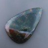 Eliotropio Naturale Forma Goccia Piatto Cabochon Liscio Fatto a Mano 42X26X5mm 9,16gm 1pz