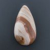 Kokoweef Cave Onyx Naturale Forma Goccia Piatto Cabochon Liscio Fatto a Mano 31X17X5mm 4,78gm 1pz