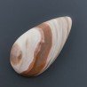 Kokoweef Cave Onyx Naturale Forma Goccia Piatto Cabochon Liscio Fatto a Mano 31X17X5mm 4,78gm 1pz