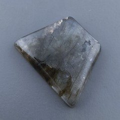 Labradorite Naturale Forma Fantasia Piatto Cabochon Liscio Fatto a Mano 22x17mm3,70gm 1pz