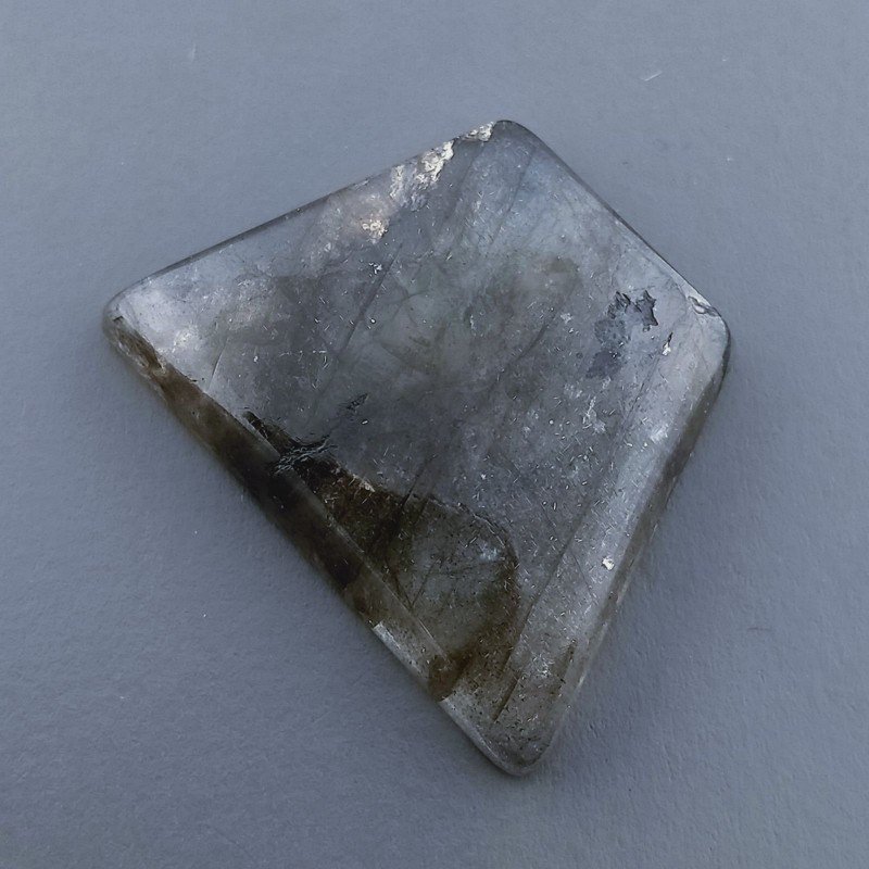 Labradorite Naturale Forma Fantasia Piatto Cabochon Liscio Fatto a Mano 22x17mm3,70gm 1pz