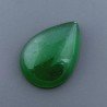 Giada Verde Naturale Forma Goccia Piatto Cabochon Liscio Fatto a Mano 7X12X6mm 8,15 Carati 1pz