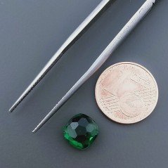 Quarzo Verde Idrotermale Quadrata Briolette Sfaccettato A Mano 8X8X5mm 2,40CT