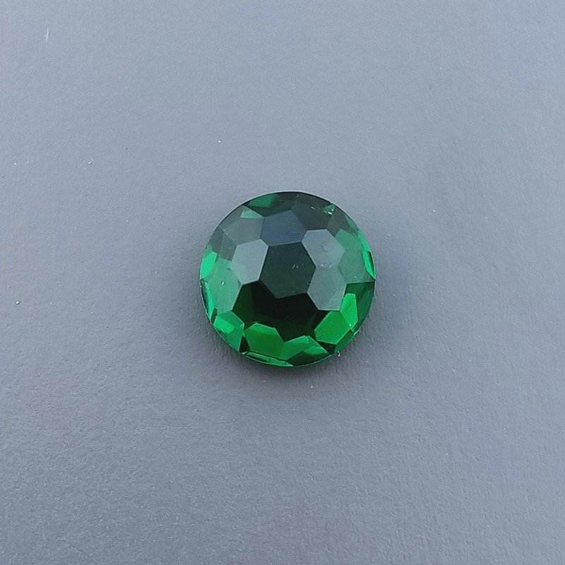Quarzo Verde Idrotermale Tondo Briolette Sfaccettato A Mano 10X10X5mm 3,65CT
