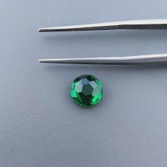 Quarzo Verde Idrotermale Tondo Briolette Sfaccettato A Mano 8X8X4mm 2,05CT