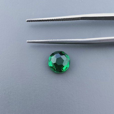 Quarzo Verde Idrotermale Tondo Briolette Sfaccettato A Mano 8X8X4mm 2,05CT