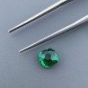 Quarzo Verde Idrotermale Quadrata Briolette Sfaccettato A Mano 6X6X4mm 1,25CT