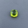 Peridoto Idrotermale Quadrata Briolette Sfaccettato A Mano 6X6X4mm 1,05CT