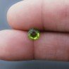 Peridoto Idrotermale Quadrata Briolette Sfaccettato A Mano 6X6X4mm 1,05CT