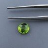 Peridoto Idrotermale Tondo Briolette Sfaccettato A Mano 8X8X4mm 1,80CT