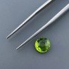 Peridoto Idrotermale Tondo Briolette Sfaccettato A Mano 8X8X4mm 1,80CT