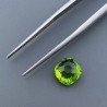 Peridoto Idrotermale Quadrata Briolette Sfaccettato A Mano 8X8X5mm 2,50CT